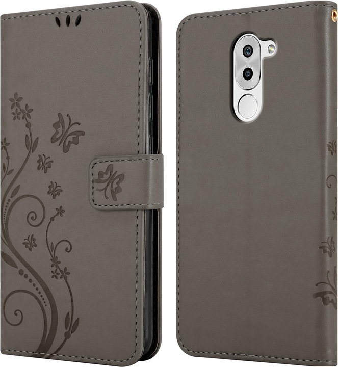 Actual product image Cadorabo Flower Book Cover (Mate 9 Lite, Fee 6X)