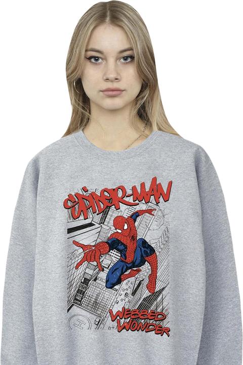 Image du produit - Sweat SPIDER-MAN SKETCH CITY - Femme (M)