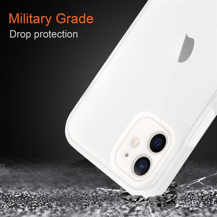 Produktbild Cadorabo Hybrid Matt Cover (Apple iPhone 12, Realme 12 Pro+)