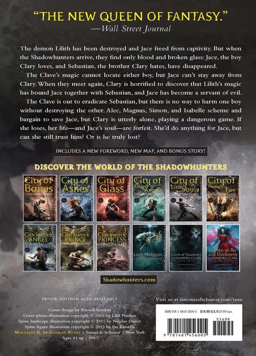 Produktbild Chronicles of the Underworld 05. City of Lost Souls (Englisch, Cassandra Clare, 2015)