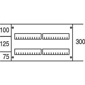 Thumbnail - Striebel & John, Verteilerschrank Zubehör, STR AS22 Abdeckung 300x500mm fÃ¼r Verteilerfelder m Schlitz