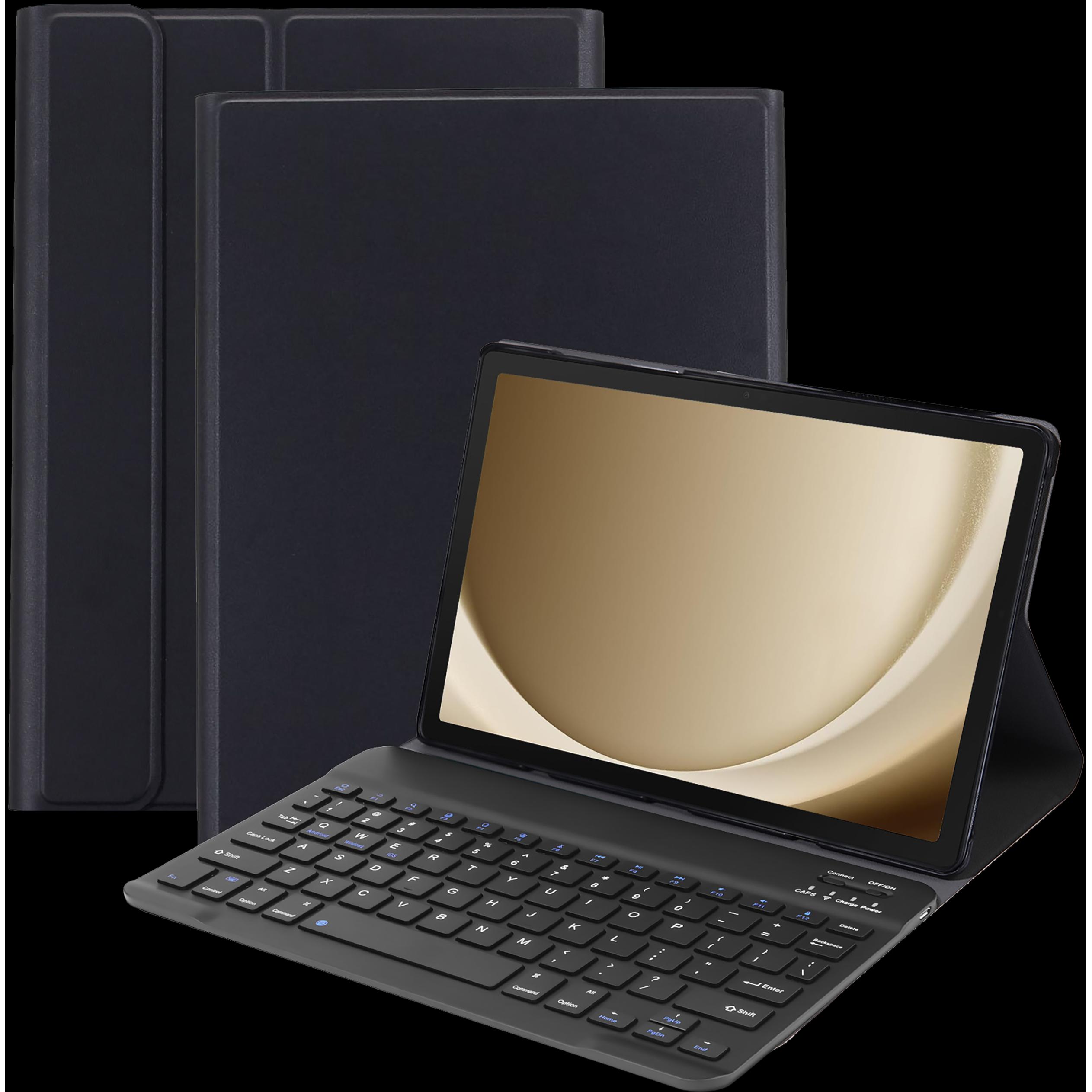 Thumbnail - Cazy Tastatur Hülle Kompatibel mit Samsung Galaxy Tab A9+ - Schutz Etui mit magnetisch Abnehmbarer (Eng. Int., Galaxy Ta...