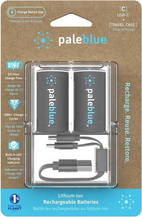 Actual product image Pale Blue Battery C (2 pcs., C, 2800 mAh)