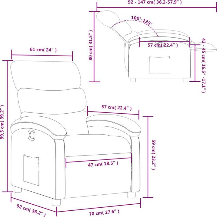 Produktbild vidaXL Relaxsessel