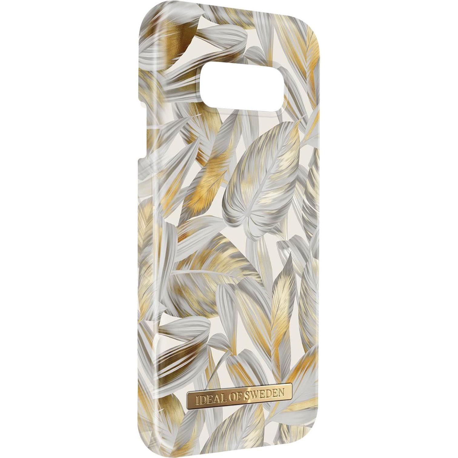 Thumbnail - iDeal Of Sweden Platinum Leaves (Samsung Galaxy S10e), Smartphone Hülle, Silber, Gold