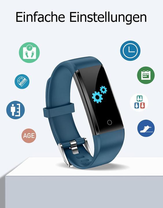 Immagine prodotto GRV Schrittzähler Fitnessuhr ohne Handy-Anbindung