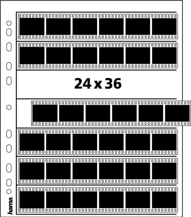 Actual product image Hama Negative sleeves Glassine matt 24x36 100 sheets 260x310 (31 x 26 cm)