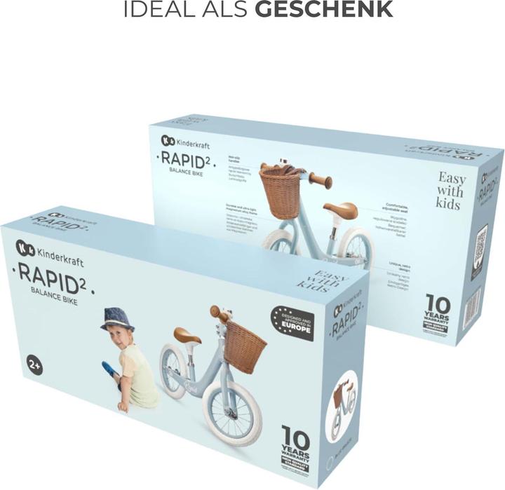 Produktbild KinderKraft Laufrad RAPID 2 BLUE BREEZE (11.81")