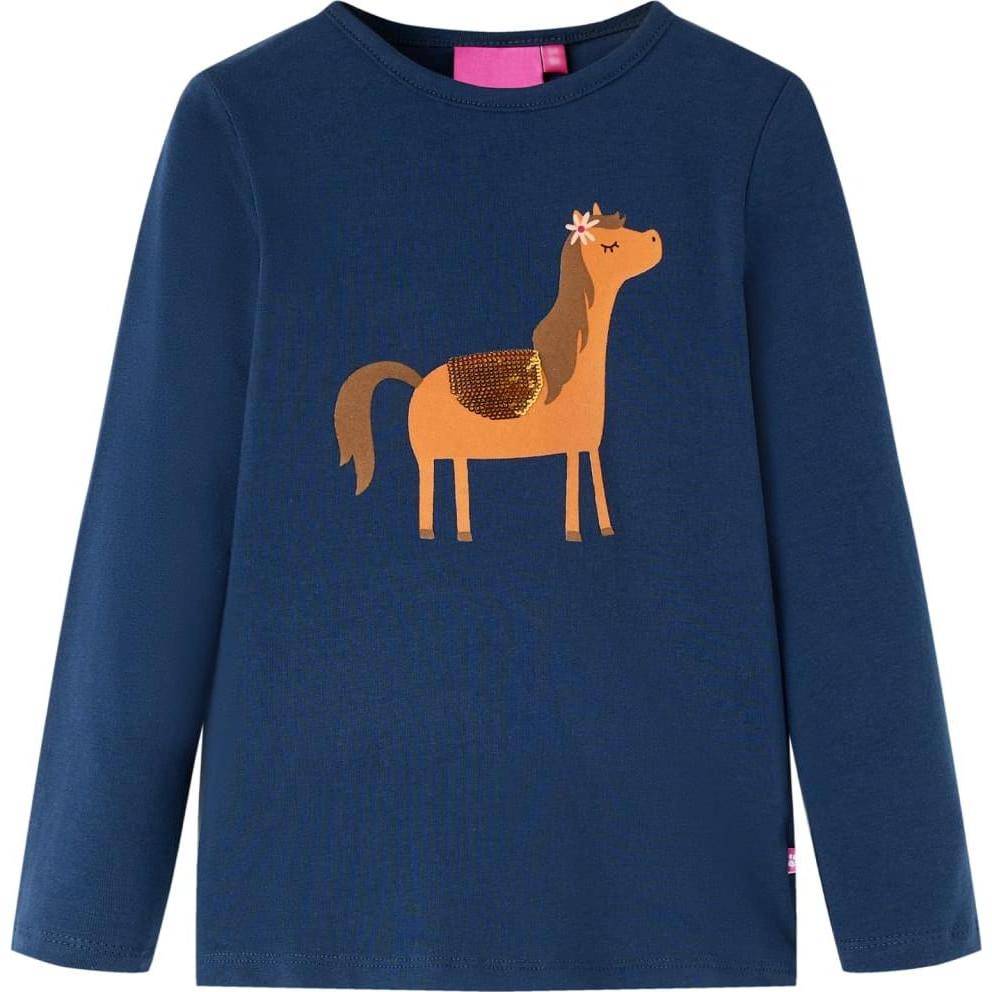 VidaXL, Jungen, Shirt, Lesly, Blau, (128)
