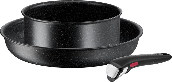 Tefal Ingenio Black Stone (28 cm, Pan set + pot set, Aluminium)