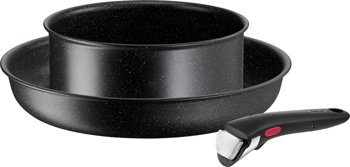 Actual product image Tefal Ingenio Black Stone (28 cm, Pan set + pot set, Aluminium)