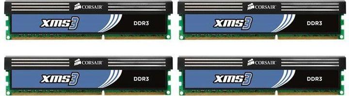 Image du produit Corsair Xms3 (4 x 4GB, 1333 MHz, RAM DDR3, DIMM)