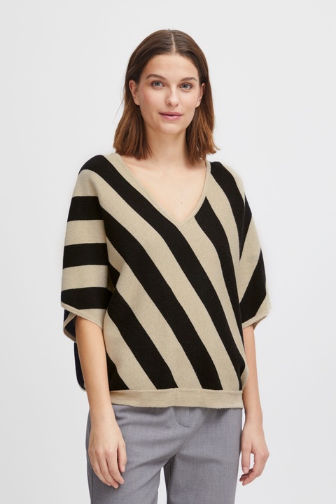 Actual product image B.young BYMIRAN VNECK SHORT SLEEVE 20814635 (XS)