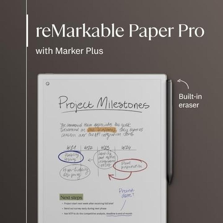 Actual product image reMarkable Paper Pro + MarkerPlus (11.80", 64 GB, Grey)