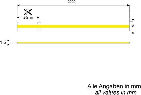 Actual product image David Communication LED-Band 200cm 12V (Warm white, 200 cm, Indoor)