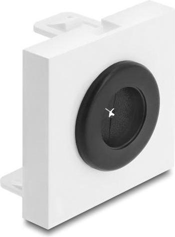 Immagine prodotto Delock Easy 45 Kabeldurchführung rund Ø 16 mm weiss / schwarz (Foro cavo, 4.50 cm)