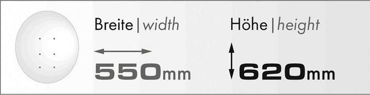 Produktbild Schwaiger SAT Anlage 60 cm Twin-LNB (Parabolantenne, DVB-S / -S2)