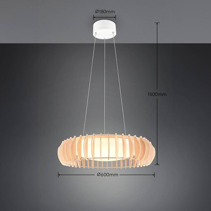 Image du produit Reality Monte LED Suspension 40W ⌀60cm dimmable blanc CCT couleur de lumière réglable (4700 lm)