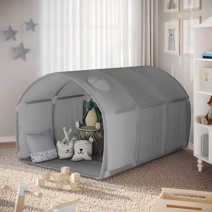 Actual product image VitaliSpa Tunnel tent Kubby, Grey, 100 x 80 cm with window