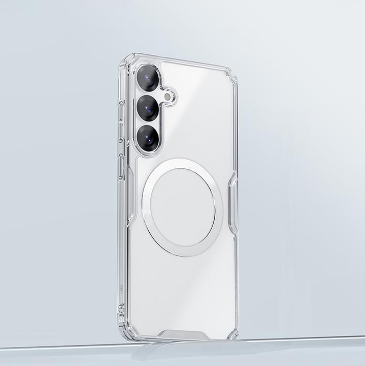 Actual product image Nillkin Etui Nature TPU Pro Magnetic Case z MagSafe na Samsung S25+ - biaÅe (Samsung Galaxy S25, Samsung Galaxy S25+)