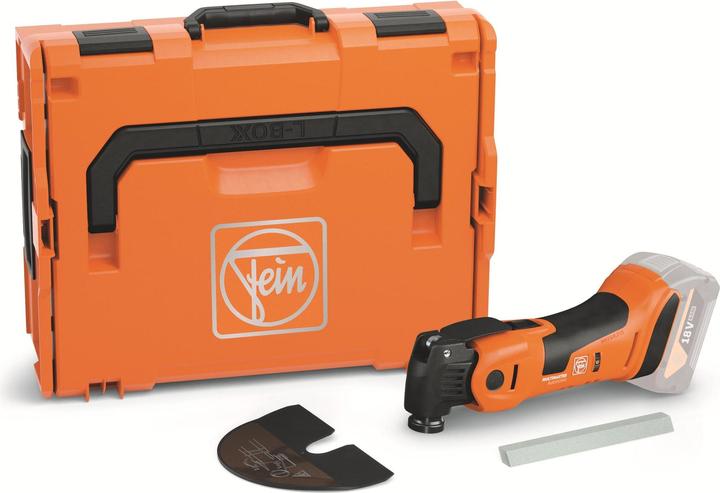 1x Kunststoff-Werkzeugkoffer (L-Boxx 136), 1x Schärfstein, MultiMaster AMM 700 1.7 Q AS, 1x Schutzabdeckung für Werkzeugwechsel