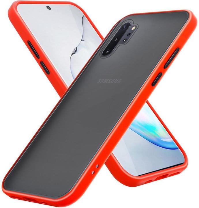 Matt red - black buttons