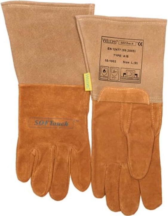 Produktbild Weldas Schweisserhandschuhe Grösse XXL (10,5) orange EN 388, EN 12477 PSA-Kategorie II (10.5)