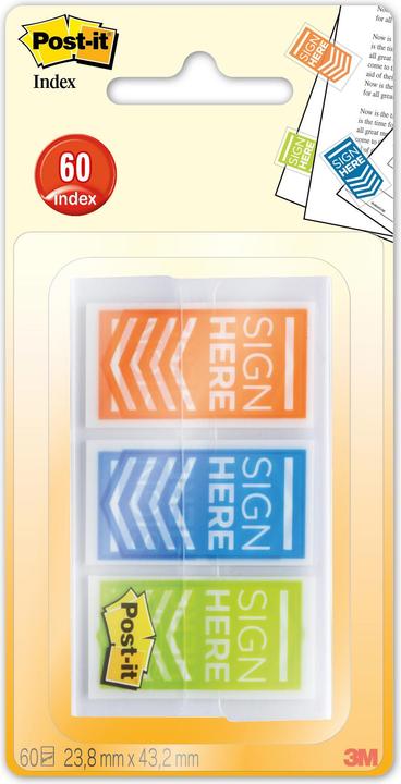 Image du produit Post-it Index Signez ici (25 x 43 mm)