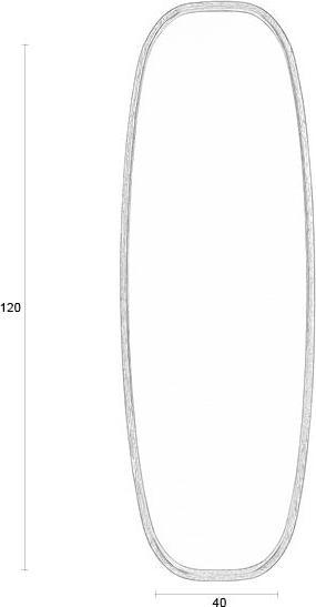 Immagine prodotto White Label Living Nyko (120 x 40 cm)