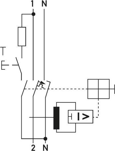 Image du produit Doepke FI LS 10A 30mA C unipolaire + N