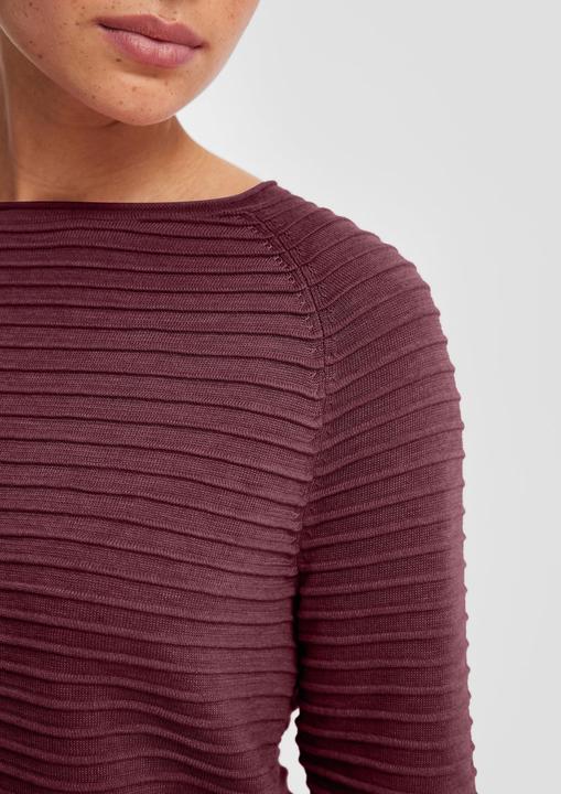 Produktbild S.Oliver Strickpullover Pullover mit Strukturmuster aus Viskosemix (XXL)