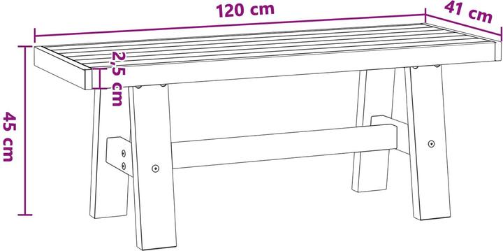 Produktbild vidaXL Essbereich Sitzmöbel (41 cm)