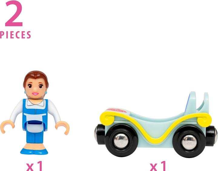 Actual product image Brio Train Disney Princess Belle with wagon