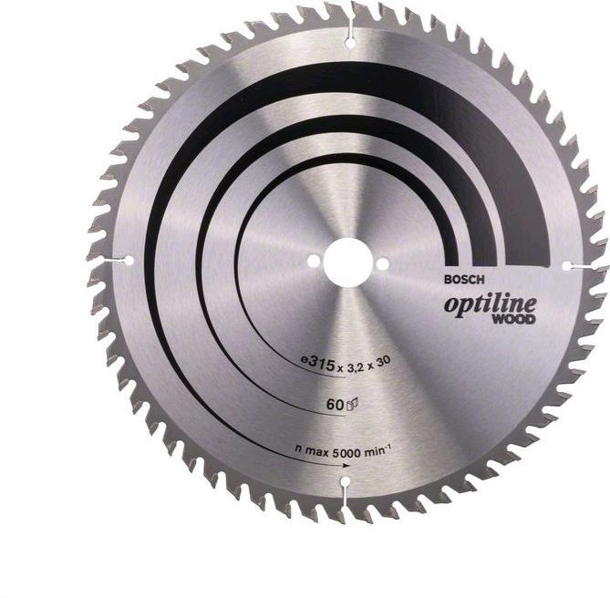 Immagine prodotto Bosch Professional Zubehör Lama per sega circolare PRO Wood, 315 x 3,2 x 30 mm