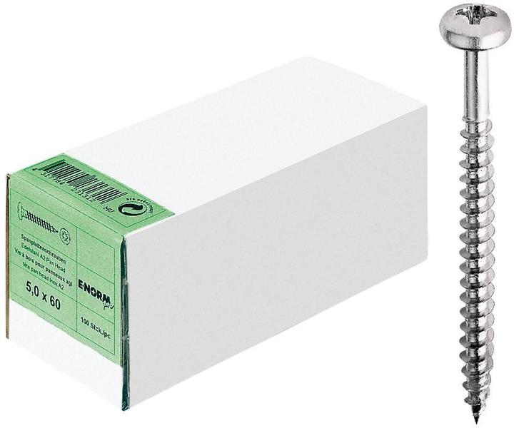 E-NORMpro SPS Pan-Head A2 PZD 5,0x 60 KP