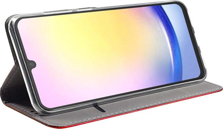 Produktbild OEM Smart Magnet Hülle für Samsung Galaxy A25 5G rot (Samsung Galaxy A25 5G)
