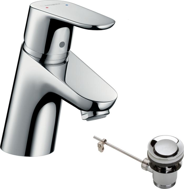 Actual product image hansgrohe Focus single-lever basin mixer 70 with pop-up waste