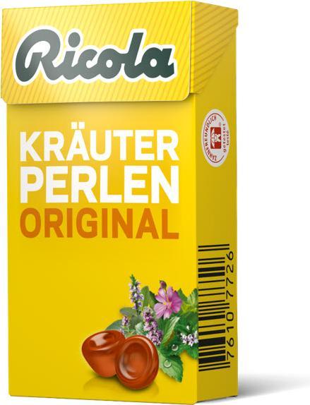 Image du produit Ricola Kräuter Perlen Original Bonbon ohne Zucker (1 pcs, 25 g)
