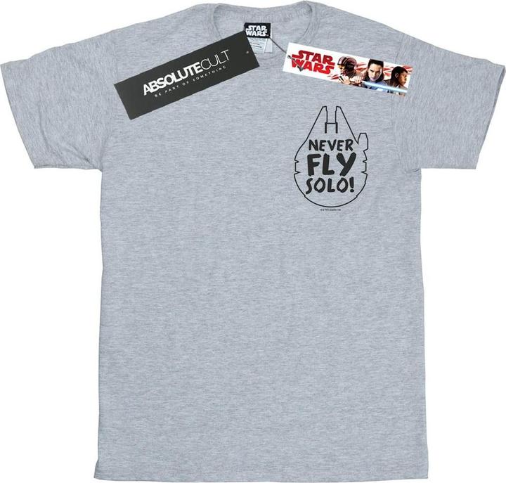 Image du produit Star Wars - T-shirt NEVER FLY SOLO - Homme (L)