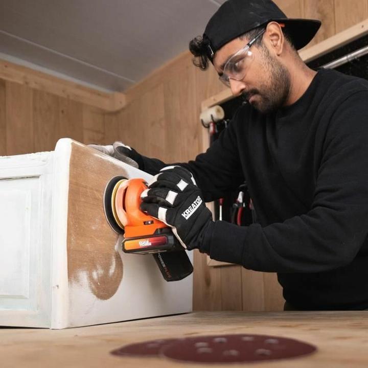 Produktbild Powerplus Dual Power Exzenterschleifer 20V Ø125mm - exkl. Akku und Ladegerät - 1 Acc. (Exzenterschleifer)