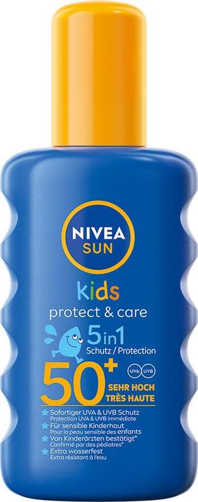 Immagine prodotto NIVEA Spray solare Sun Kids Protect & Care (Spray solare, SPF 50+, 200 ml, 233 g)