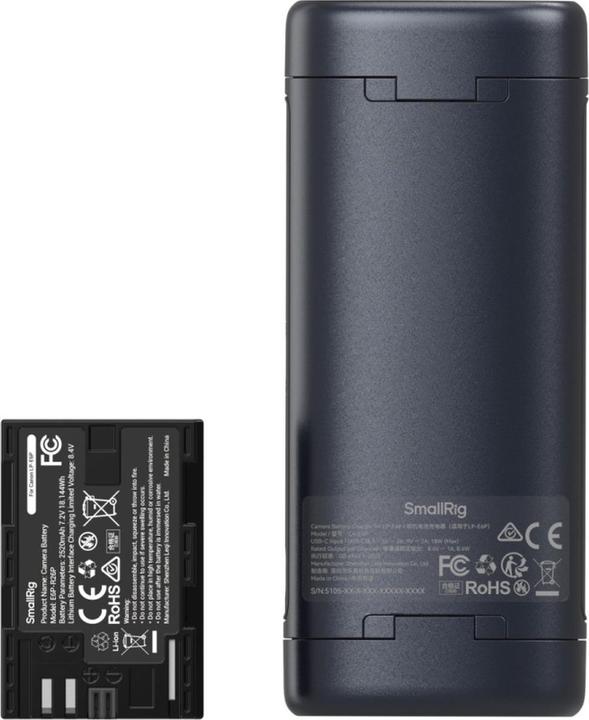 Image du produit SmallRig 5695 Portable Charger Case Kit for LP-E6P Batteries