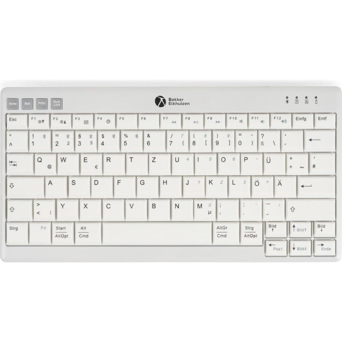 Bakker Elkhuizen Vendita al dettaglio della tastiera UltraBoard 950 V2 Wireless (DE) di BakkerElkhuizen (Germania, Cablato, Senza fili), Tastiera, Gri
