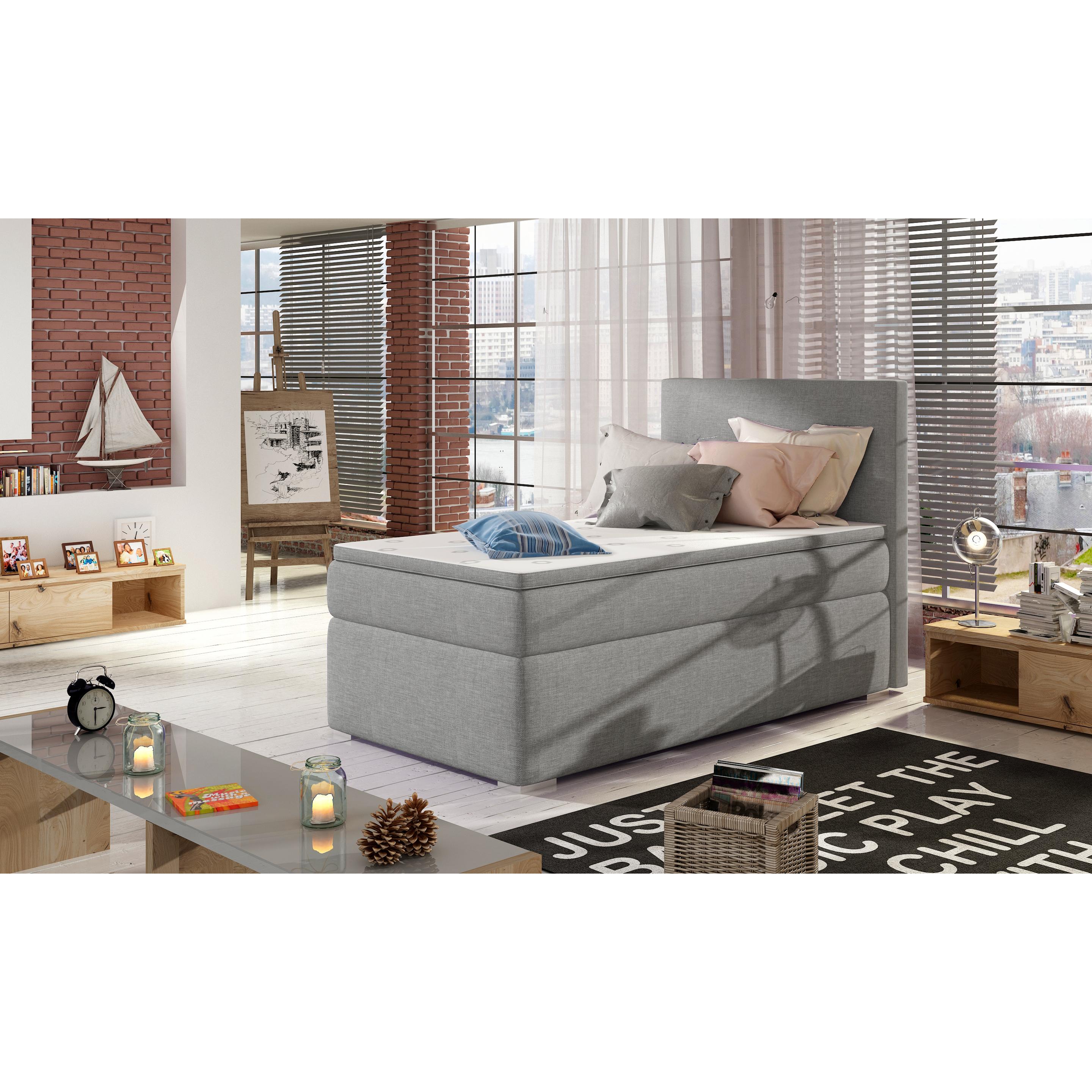 ELTAP, Bett, Rocco mit Stauraum (90 x 200 cm)