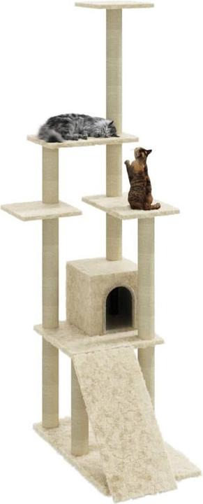 Produktbild vidaXL Kratzbaum (155 cm, Creme)