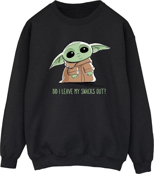 Immagine prodotto Star Wars The Mandalorian Grogu Snacks Meme Felpa Donna (L)