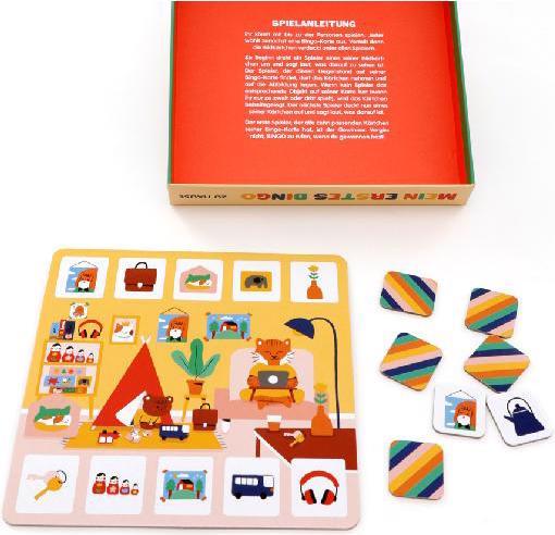 Produktbild 442033 - Mein erstes Bingo: Zu Hause - Brettspiel, für 2-4 Spieler, ab 3 Jahren (DE-Ausgabe) (Deutsch)