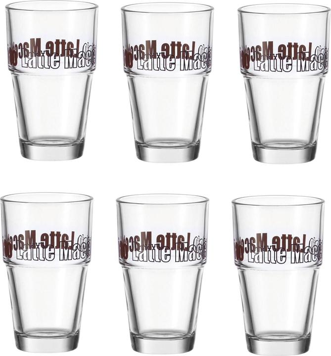 Produktbild Leonardo Latte Macchiato-Glas Solo, satin 4.1 dl, 6 Stück (0.41 l, 6x)