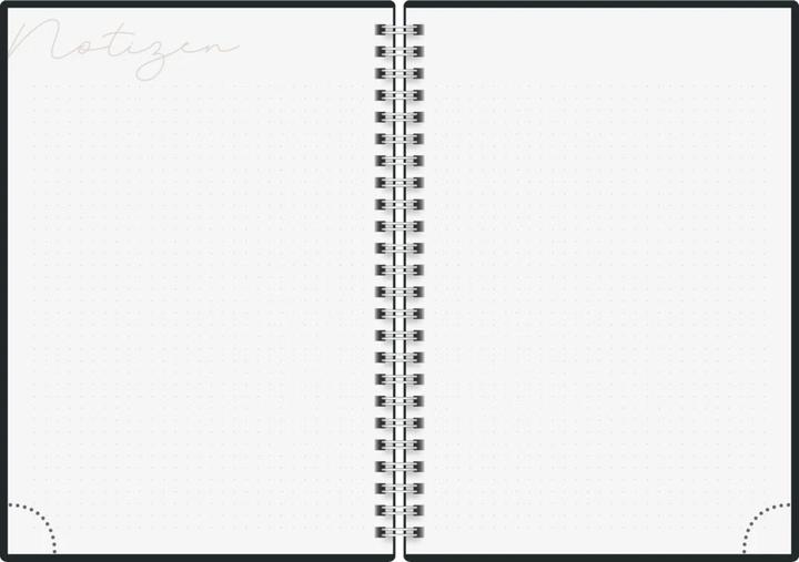 Actual product image Ridoide rido idé Wochenagenda Design Line Wire, One Line Grafisch, 2026 (148 x 210 mm, 1 week / 2 pages)