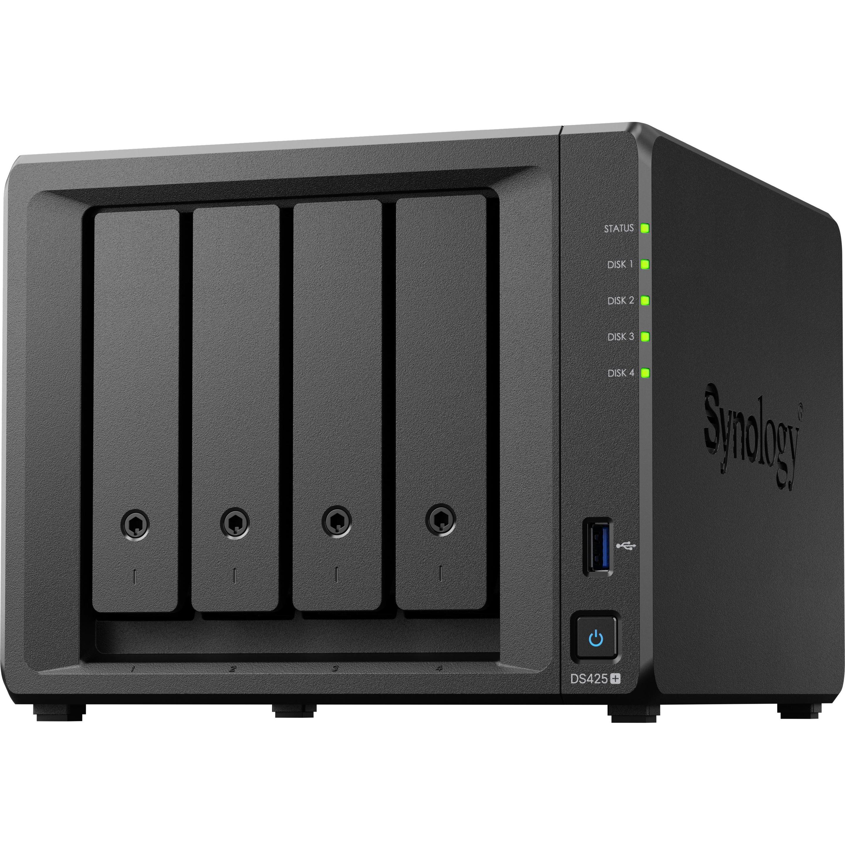 Synology DS425+ (0 TB), NAS, Schwarz